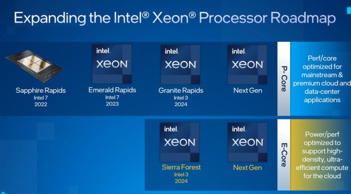Intel Sierra Forest the E-Core Xeon Intel Needs Intel Investor Meeting 2022 DCAI Roadmap
