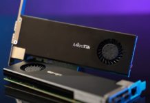 MikroTik CCR2004-1G-2XS-PCIe is a 2x SFP28 25GbE Router on a PCIe Card MikroTik CCR2004 1G 2XS PCIe Cover