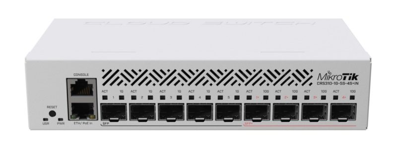 MikroTik CRS310 1G 5S 4S+IN Front