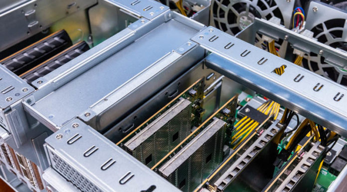 AIC JBOX Review Limitless Potential PCIe Gen4 Box AIC JBOX J5010 02 Many Different PCIe Cards Installed