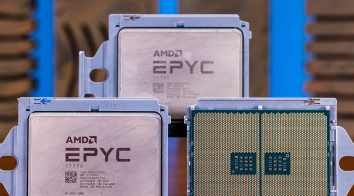 AMD Milan-X Delivers AMD EPYC Caches to the GB-era AMD EPYC 7773X Close Stack
