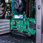 ASUS Pro B660M C D4 CSM Build Easy Corporate PC Build In Fractal Node 304 Lower Angle
