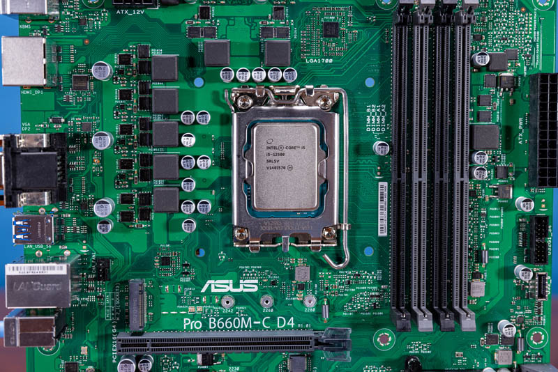 ASUS Pro B660M C D4 CSM Build With Intel Core I5 12500 2