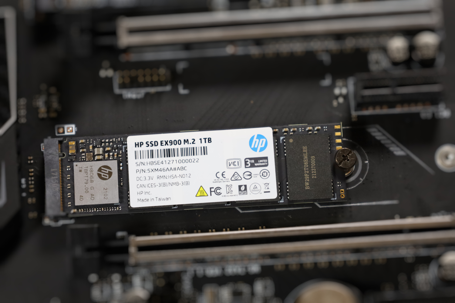 HP 512GB SSD EX900 M.2