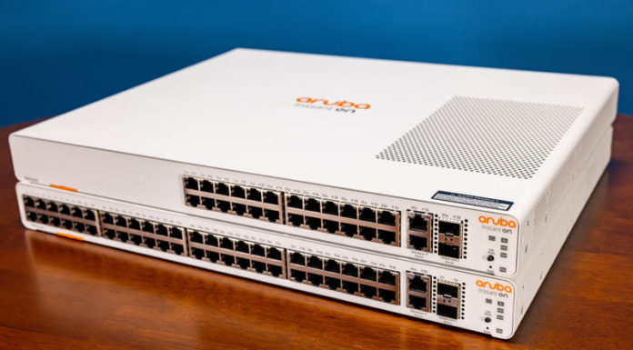 HPE Aruba Instant On 1960 48G 2XGT 2SFP+ Switch Review JL808A HPE Aruba Instant On 1960 24G And 48G Angle