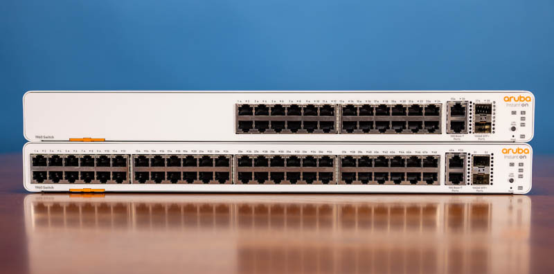 HPE Aruba Instant On 1960 24G And 48G Front 1G Ports 2