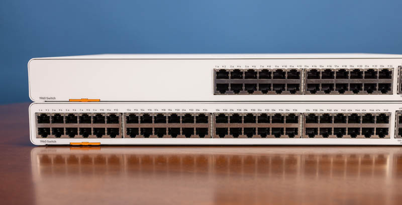 HPE Aruba Instant On 1960 24G And 48G Front 1G Ports 2