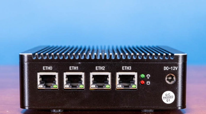 Inexpensive 4x 2.5GbE Fanless Router Firewall Box Review Hunsn 4 Port 2.5GbE I225 Intel J4125 Firewall Box NIC Ports