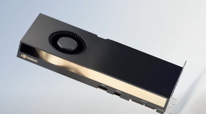 NVIDIA RTX A5500 24GB ECC GPU Launched for Workstations NVIDIA RTX A5500 Cover