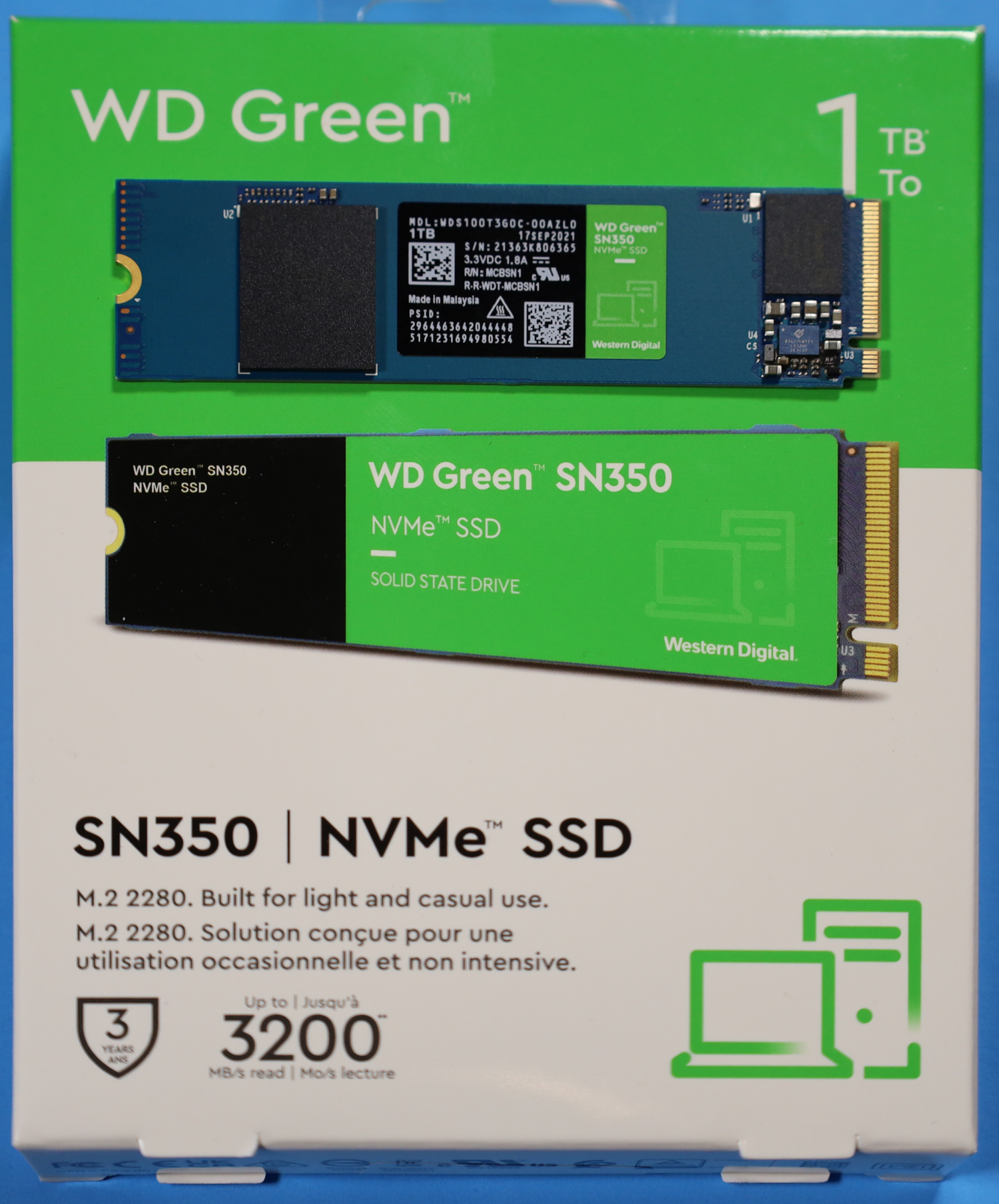 WD Green SN350 1TB Box