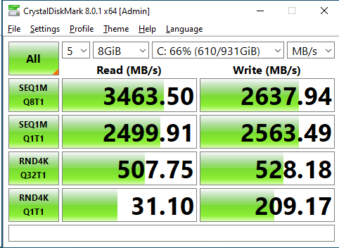 WD 1TB Green NVME (SSD)