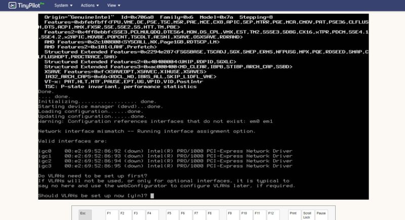 PfSense 2.5.2 Install On Hunsn 4x 1GbE Network Setup