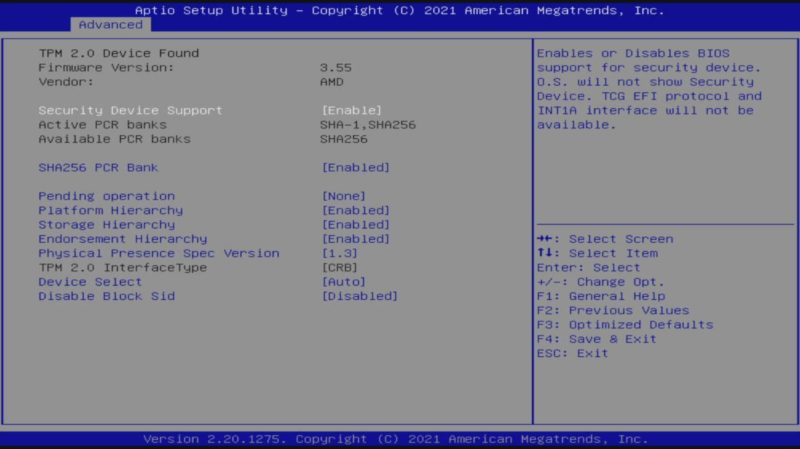 CHUWI RZBOX Ryzen 9 4900H BIOS TPM 2