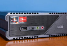 CHUWI RZBOX AMD Ryzen 9 4900H Mini PC Review Chuwi RZBOX AMD Ryzen 9 4900H Front Angle AMD