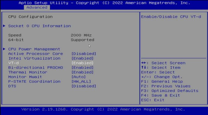 Enable Intel VT D To Get IOMMU Working