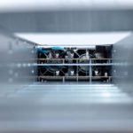 Gigabyte H262 ZL0 Chassis Fans And Node Connectors Inside Node Tunnel