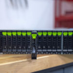 Gigabyte H262 ZL0 Front With Kioxia SSD NVMe Partially Out 5