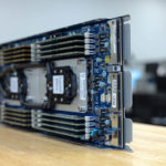 Gigabyte H262 ZL0 With PCLs And Memory Installed Angle Connector View