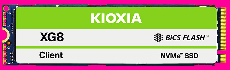 Kioxia XG8 Close