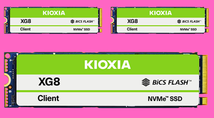 Kioxia XG8 M.2 NVMe SSD Launched Kioxia XG8 Cover