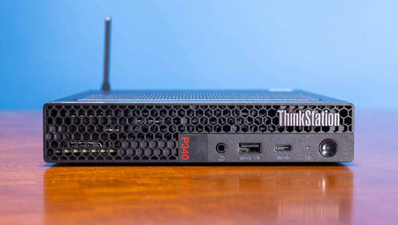 Lenovo ThinkStation P340 Tiny Front