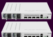 MikroTik CRS504-4XQ-IN A 4x 100GbE Switch at Under 45W MikroTik CRS504 4XQ IN Cover Purple