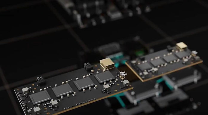 NVIDIA Cedar Fever 1.6Tbps Modules Used in the DGX H100 NVIDIA Cedar At GTC 2022