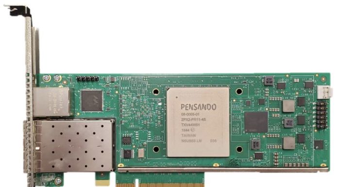 VMware vSphere 8 to Offload Key Functions via AMD Pensando DPU Pensando DSC 25 PCIe Card No Text