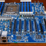 Gigabyte MZ32 AR0 AMD EPYC Motherboard PCIe Slots From Edge
