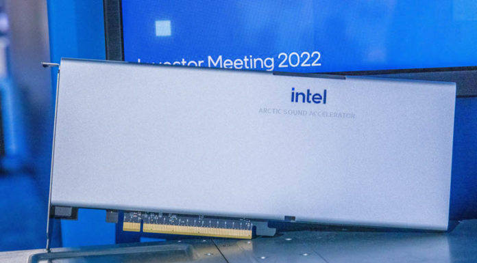 Intel Brands Arctic Sound-M as Intel Flex Series Data Center GPUs Intel Arctic Sound Full Height Card