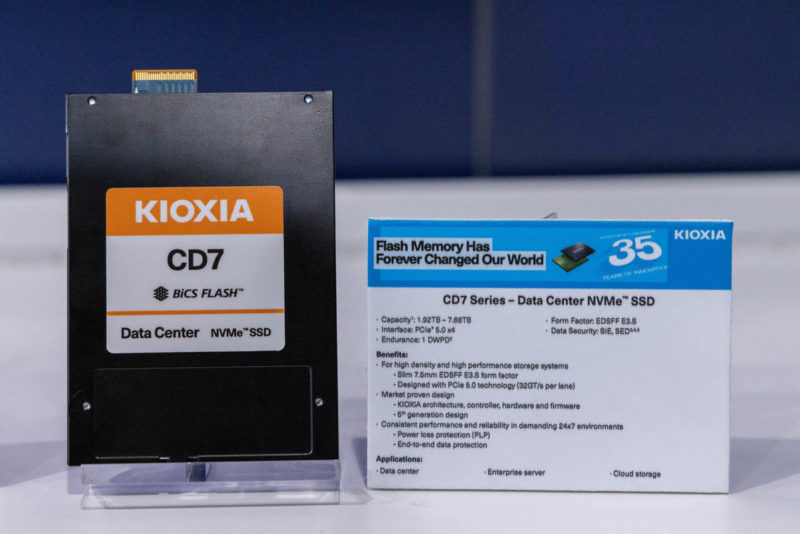 Kioxia CD7 At Intel Vision 2022 1