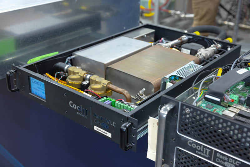 HPE Cray Shasta Node In The CoolIT Liquid Lab 1