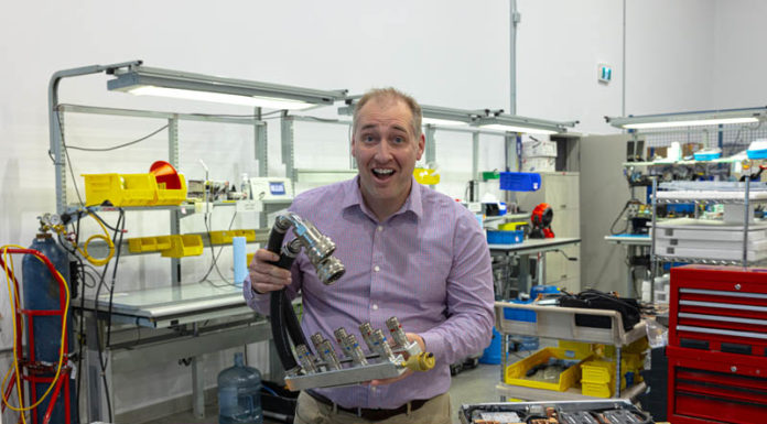 How Liquid Cooling is Prototyped and Tested in the CoolIT Liquid Lab Tour Patrick In The Assembly Area 4