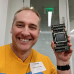 Patrick With The NVIDIA H100 At NVIDIA HQ April 2022