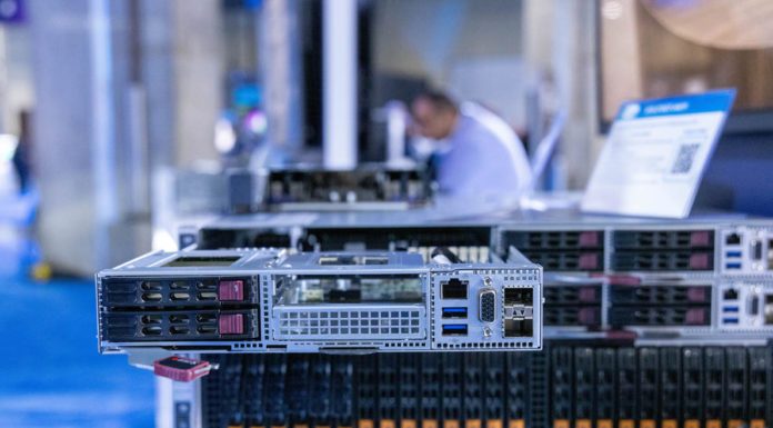 New Supermicro GrandTwin 2U4N 1P Platform at Intel Vision 2022 Supermicro GrandTwin At Intel Vision 2022 Node Out