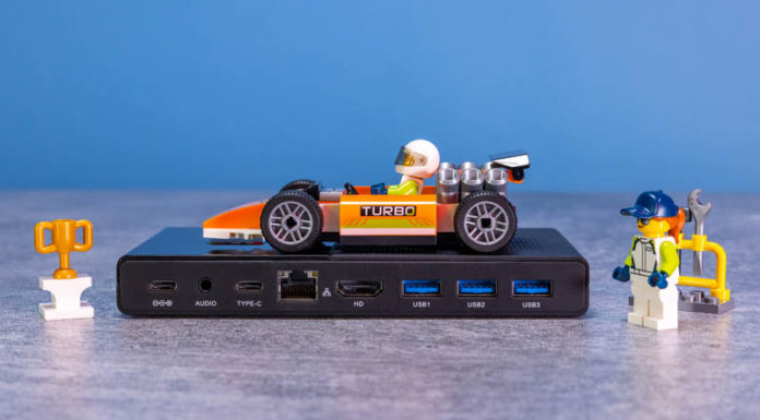 Topton M6 Review An Intel Jasper Lake Mini PC with 2.5GbE Topton M6 Front With Lego