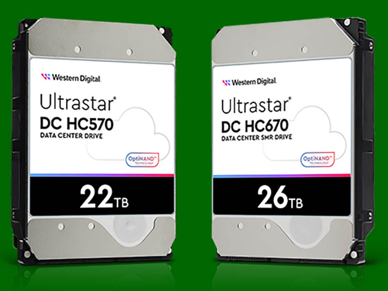 WD Ultrastar HC570 22TB CMR And Ultrastar DC HC670 26TB SMR