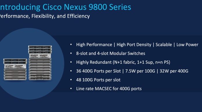 Cisco Nexus 9000 adds 400G and 800G Options Cisco Nexus 9800 Series