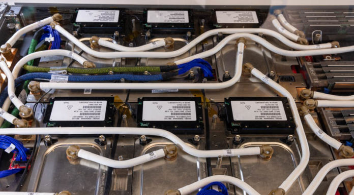 A Look at a 2023 Top500 Aurora Supercomputer Node with Intel Ponte Vecchio HPE Cray Aurora Node Six PVC View Top 1