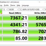 Sabrent Rocket 4 Plus 1TB CrystalDiskMark 8GB