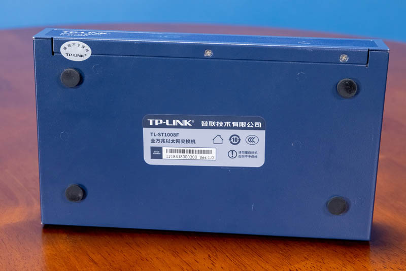 TP Link TL ST1008F External Bottom Label