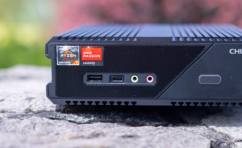 Chuwi RZBOX AMD Ryzen 7 5800H Edition Outdoor Front IO