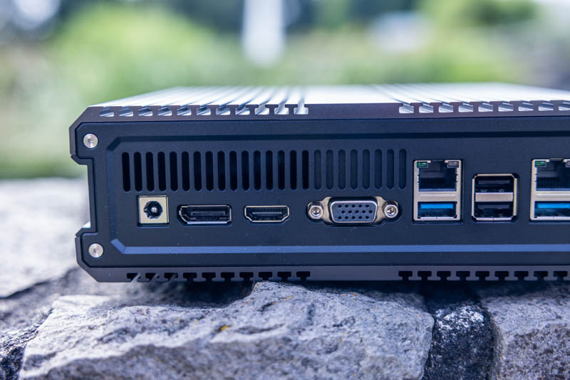 Chuwi RZBOX AMD Ryzen 7 5800H Edition Outdoor Rear Power Input And Display Outputs