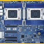 Gigabyte MP72 HB0 Motherboard Top View