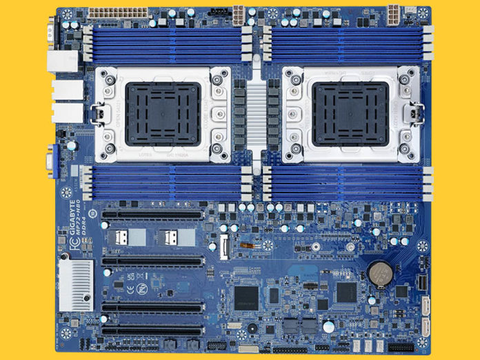 Gigabyte MP72 HB0 Motherboard Top View