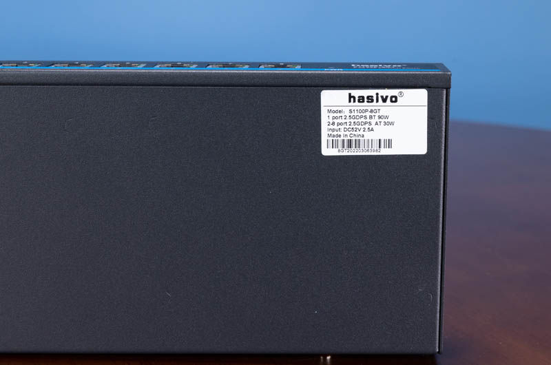 Hasivo S1100P 8GT Label With 2.5GDPS