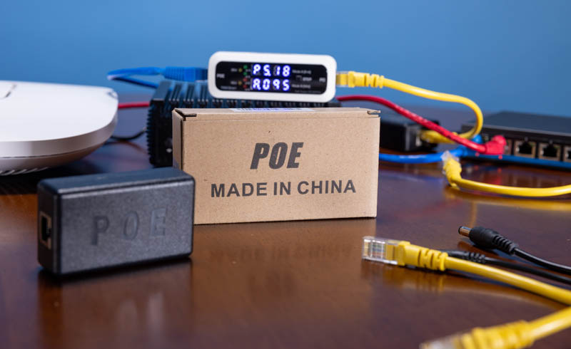 PoE Made In China PoE Splitter From Amazon Box Front