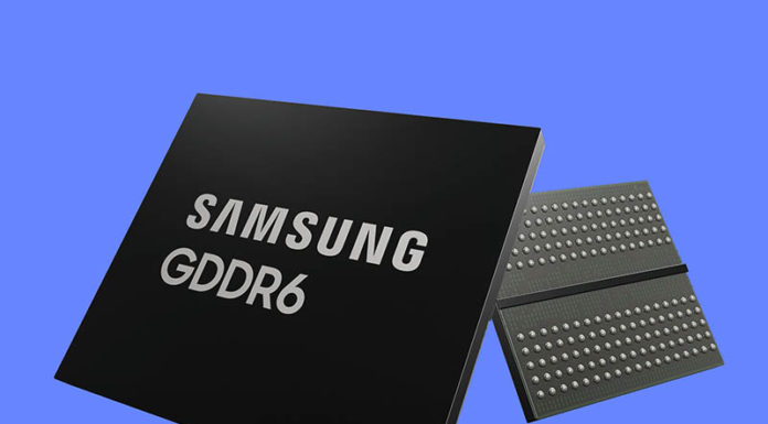 Samsung GDDR6 24Gbps 16Gb DRAM Launched Samsung 24Gbps GDDR6 DRAM Cover