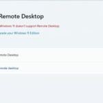 Windows 11 Home No Remote Desktop