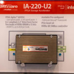 Bittware IA 220 U2 FPGA In U.2 At FMS 2022 Upside Down
